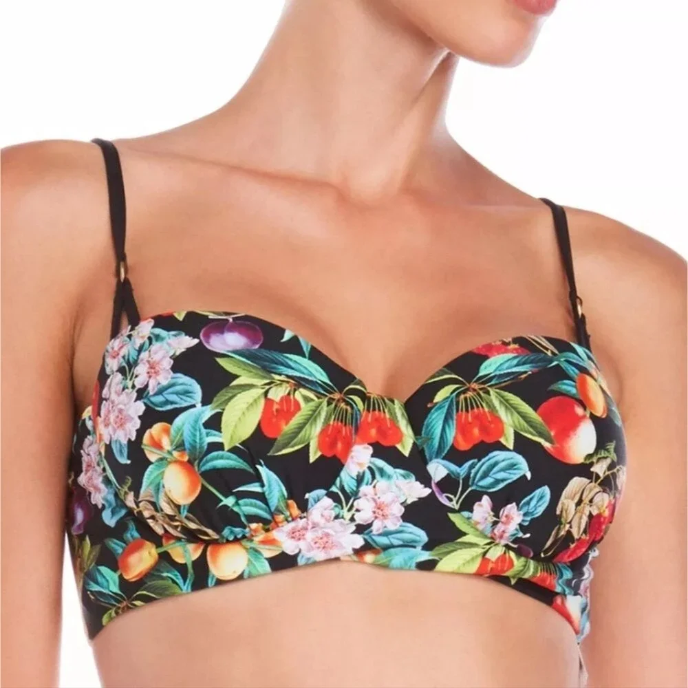 Nanette Lepore Amor Atitlan Coquette Bikini Top -NWT